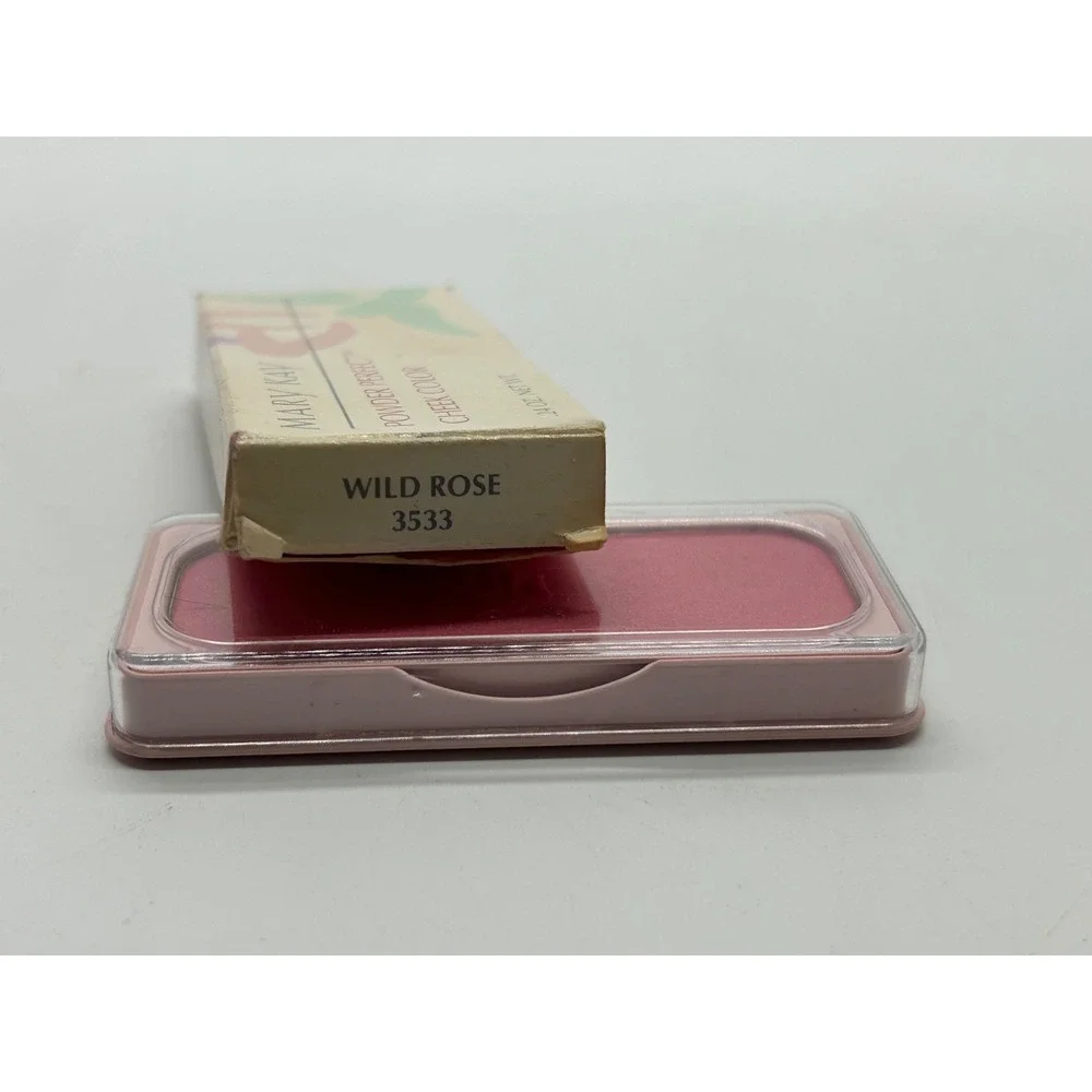 Mary Kay Powder Perfect Cheek Color - Wild Rose 3533 NOS With Box
